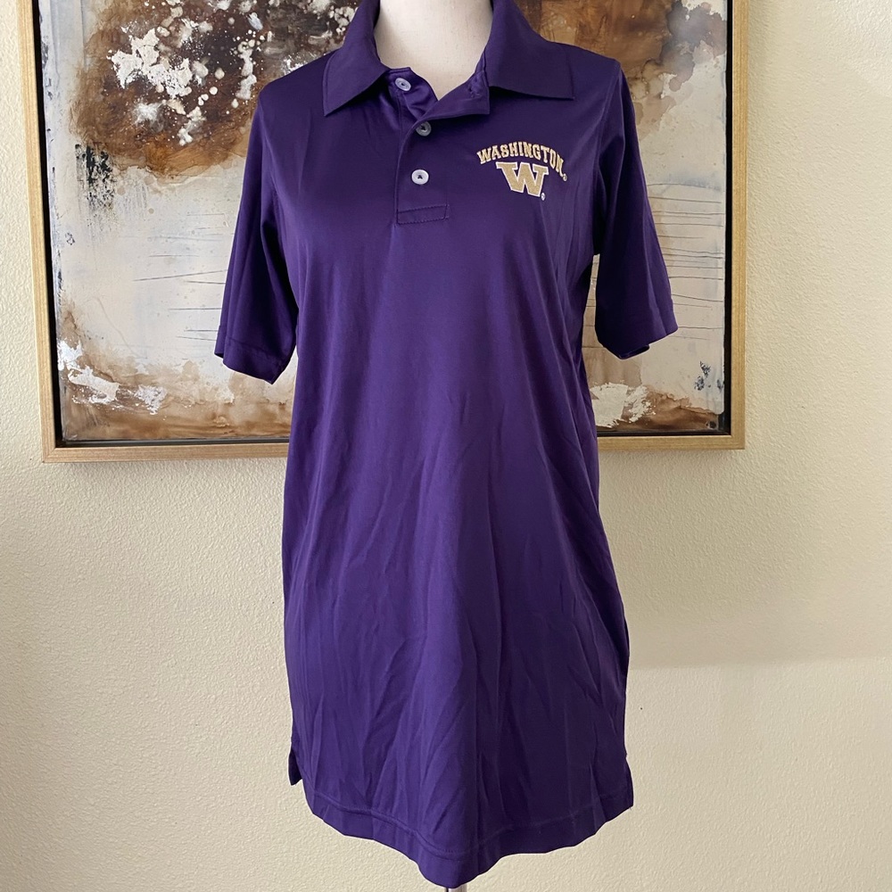 Russell Washington state Husky’s polo shirt size S EC